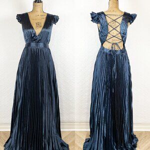 Lulu's Navy Blue Maxi Dress